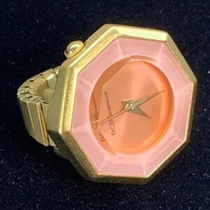 BCBG Watch Ring - Gold and Peach